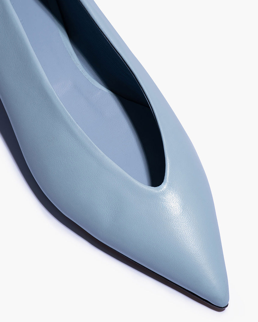 Claudia Kitten Heel Ice Blue