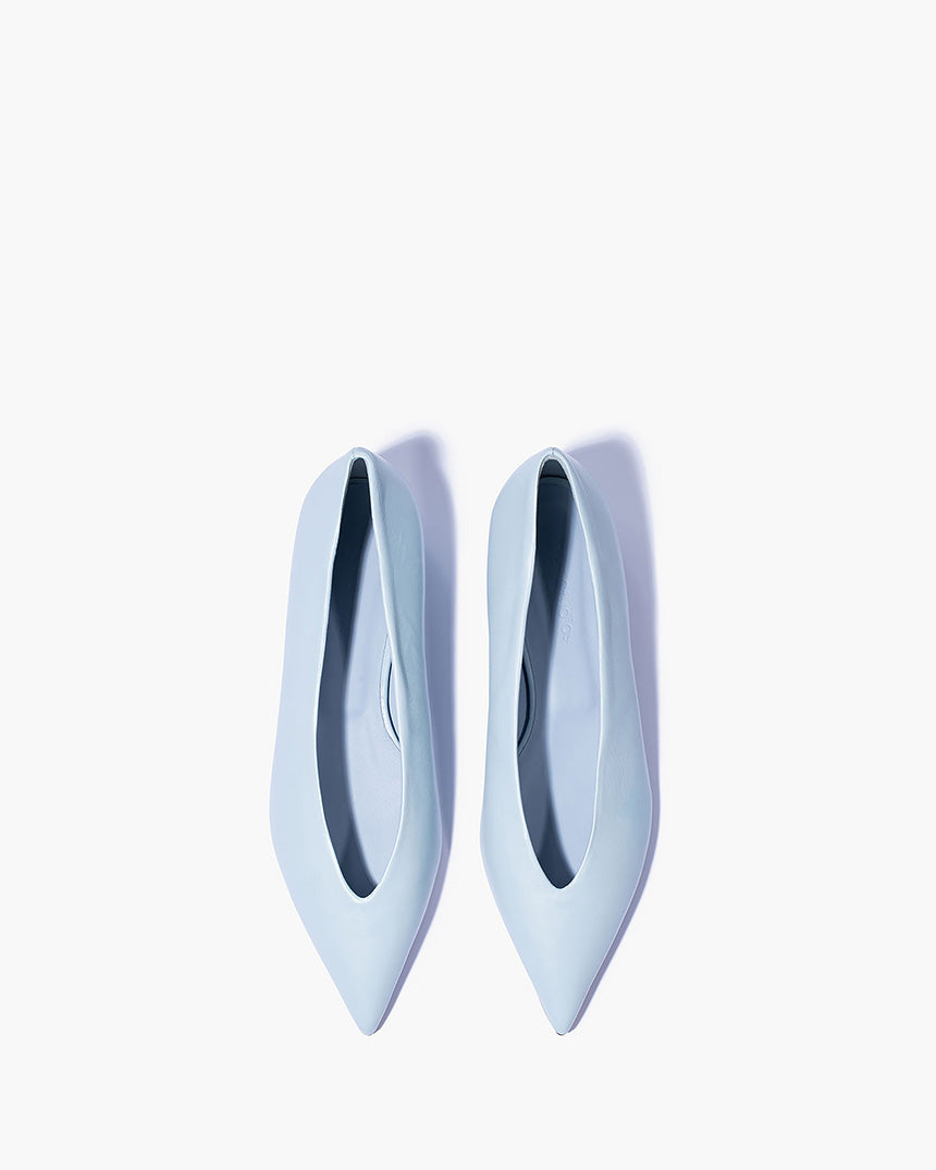 Claudia Kitten Heel Ice Blue