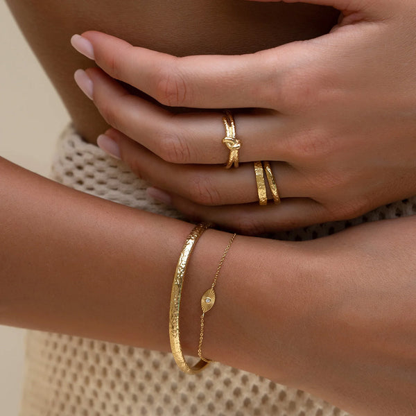 Evil Eye Gold Bracelet