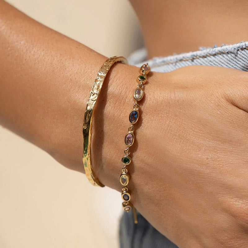 Isadora Gold Bracelet Multi