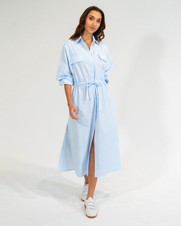 Daytona Shirt Dress Sky