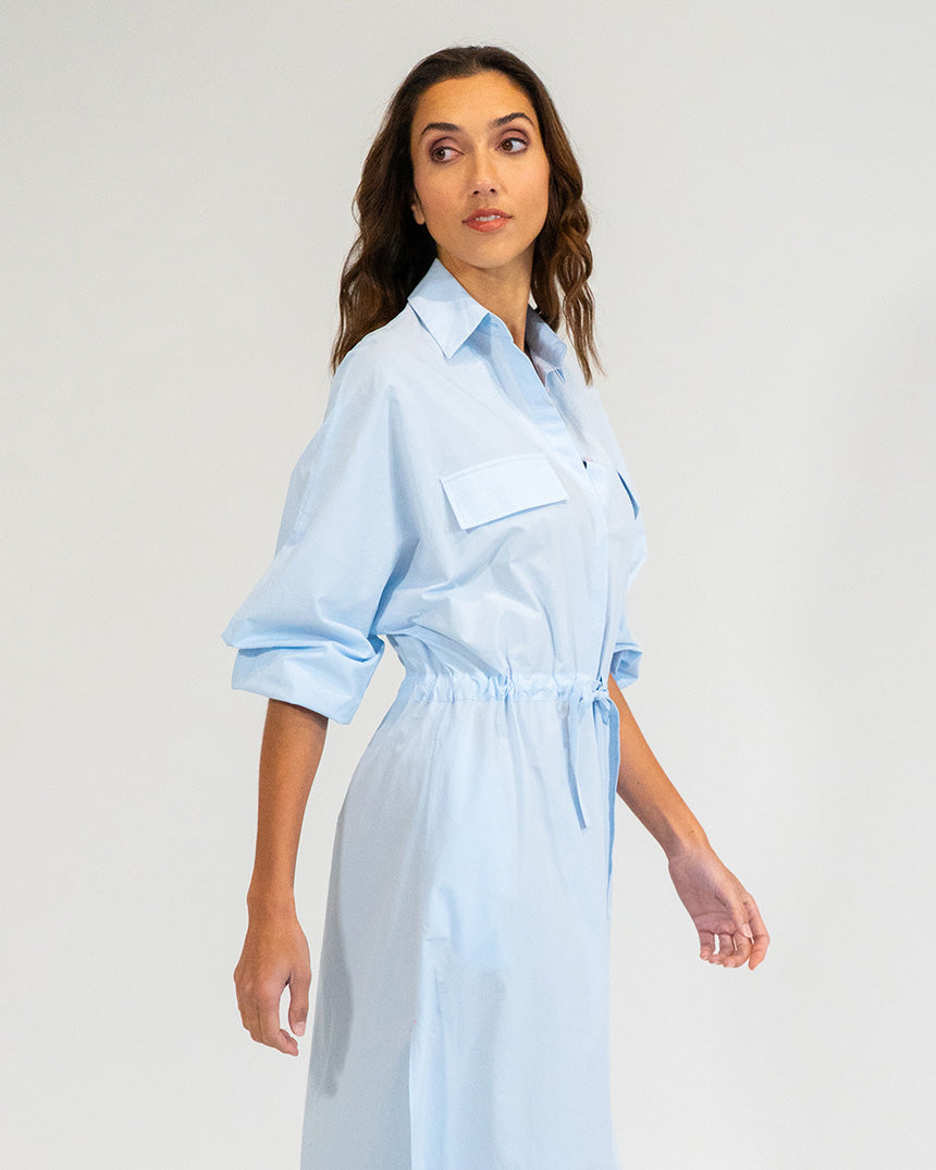 Daytona Shirt Dress Sky