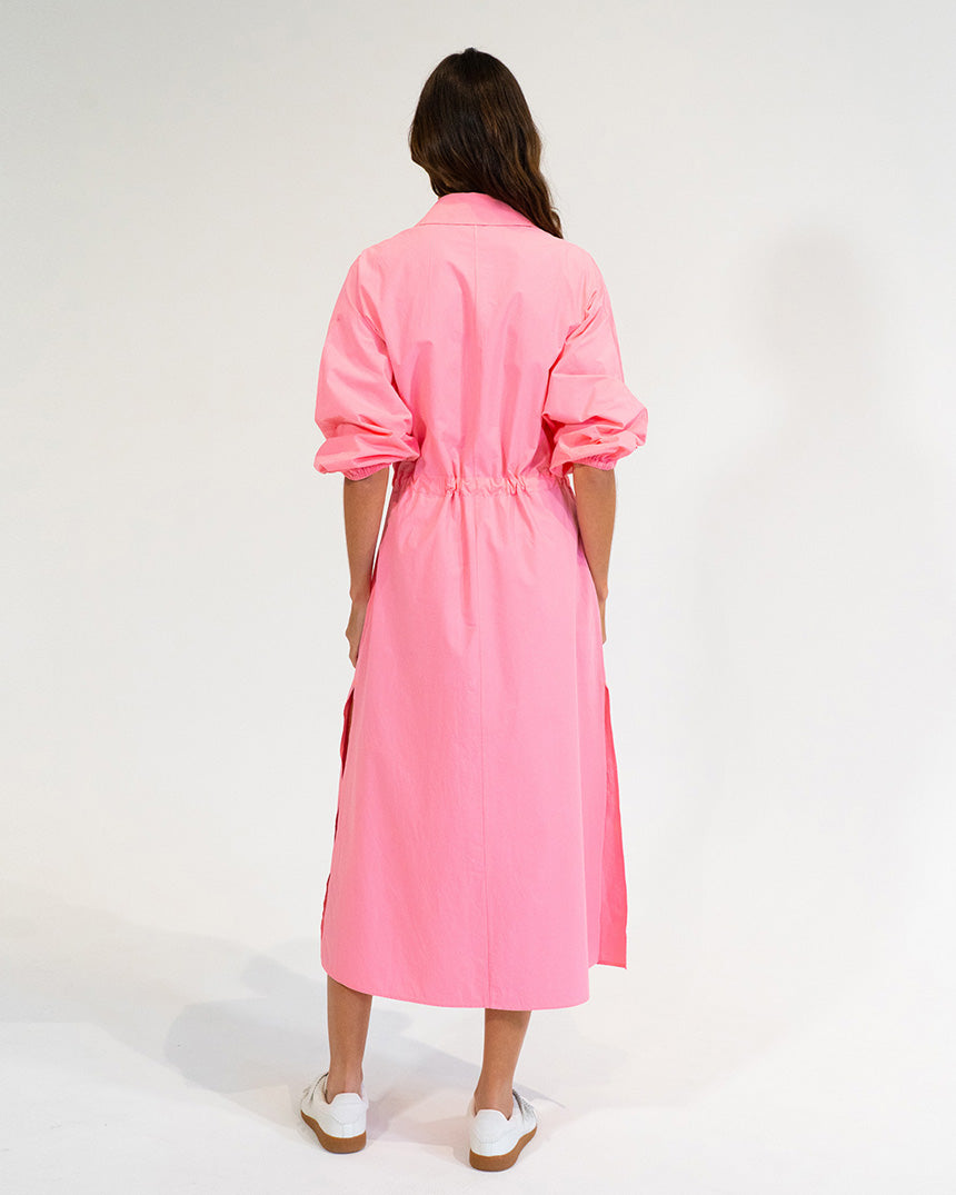 Daytona Shirt Dress Pink