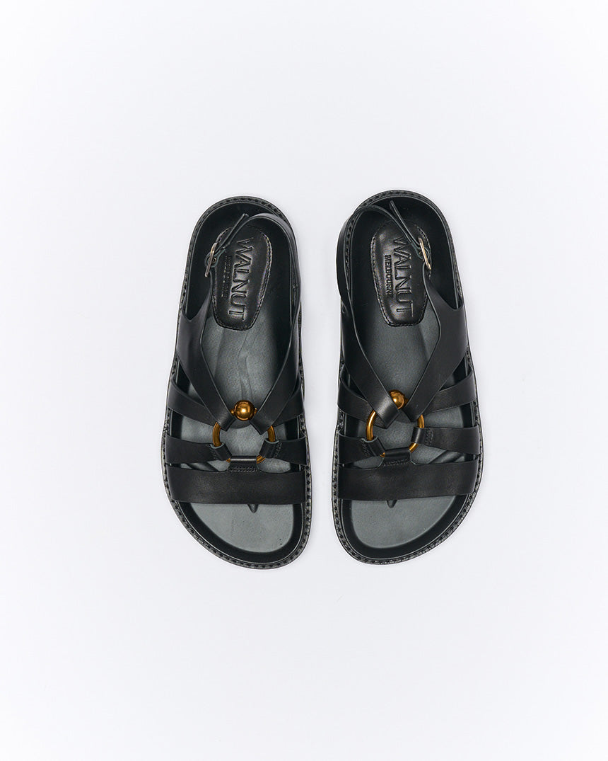Dulce Leather Sandal Black