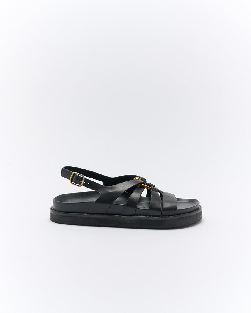 Dulce Leather Sandal Black