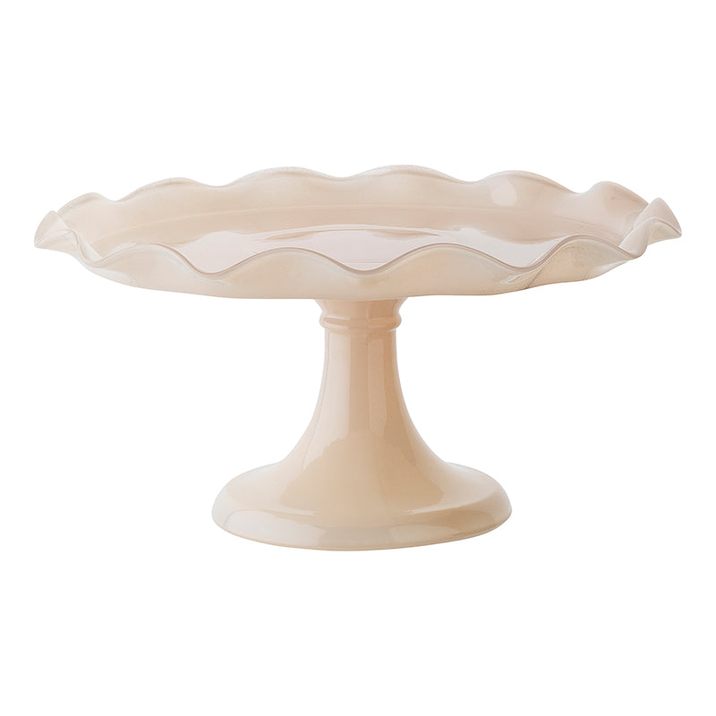 Ruffle Cake Stand Pink Salt 26cm