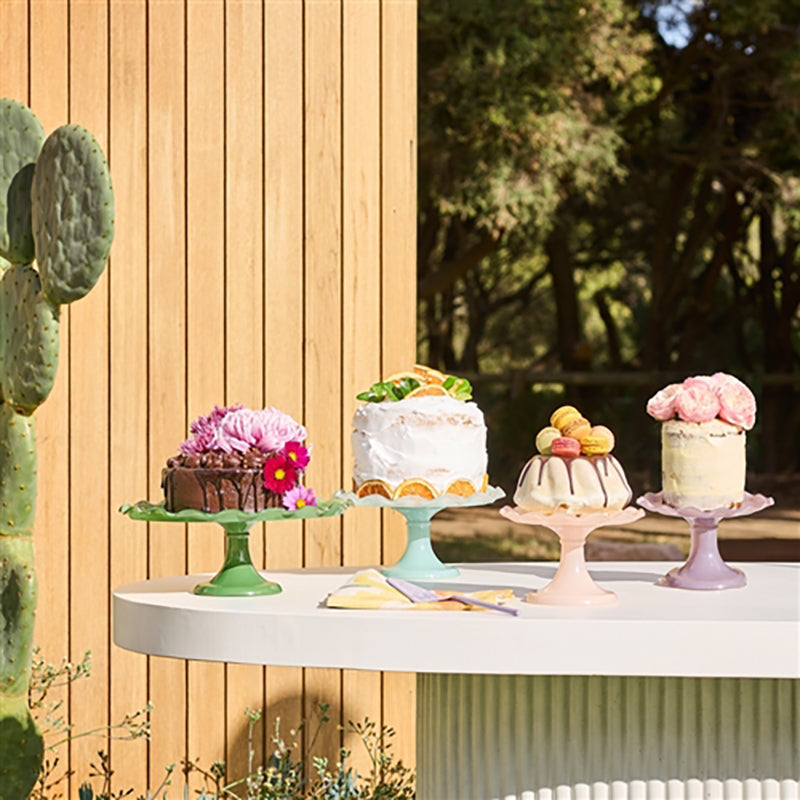 Ruffle Cake Stand Meadow 20cm