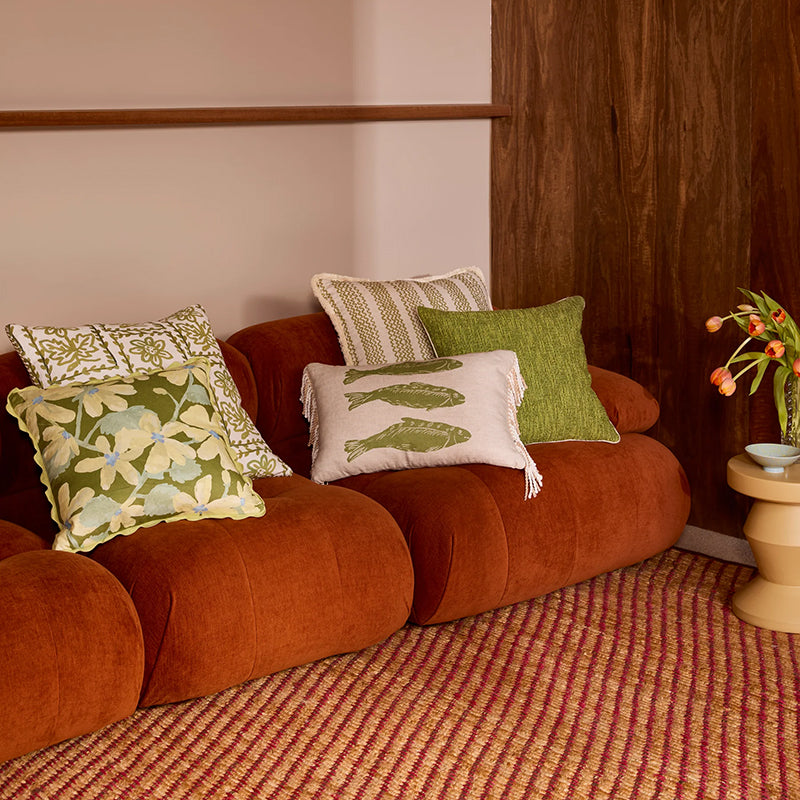 Gem Green Cushion 50x50cm