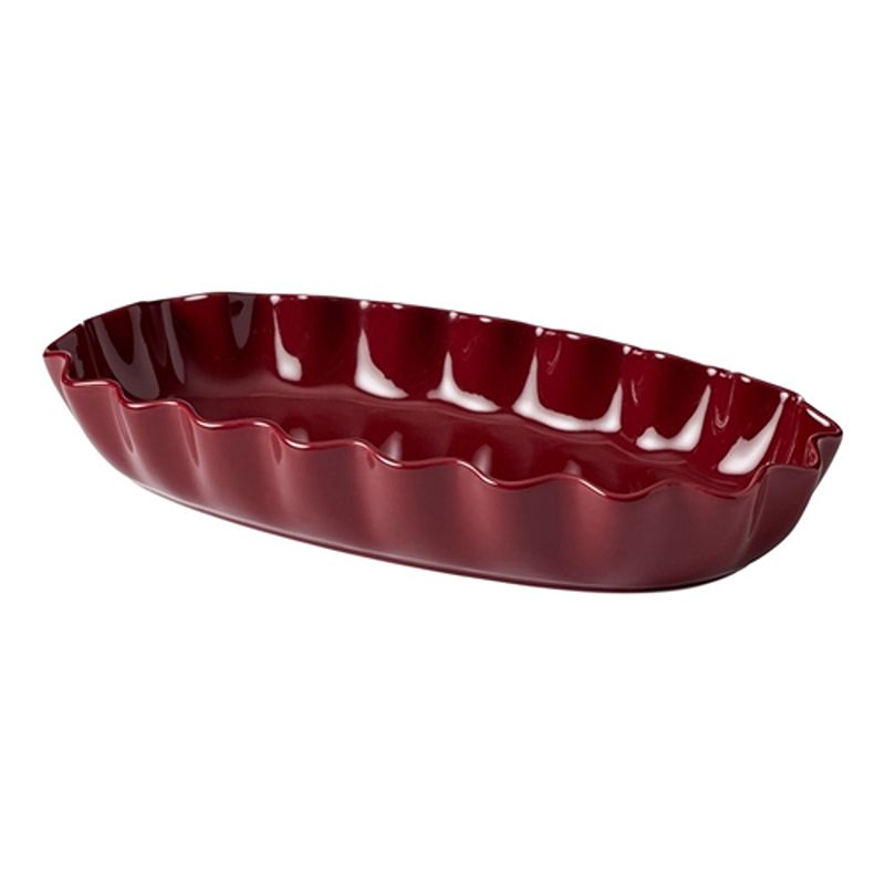 Ruffle Oval Serve Platter Elderberry 40cm