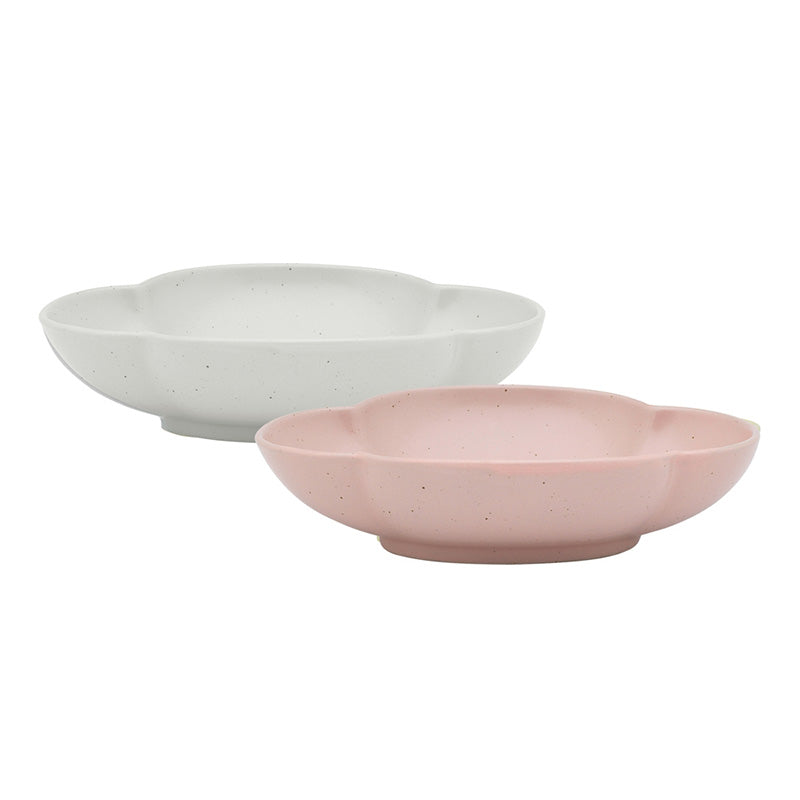 Bloom Oval Bowl Small Pink Salt