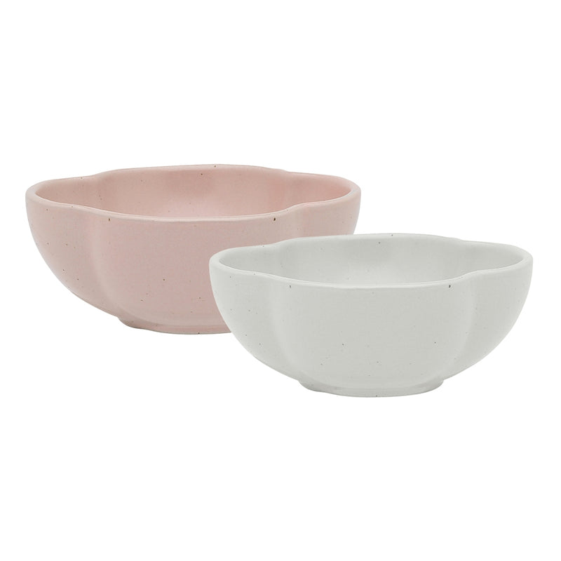 Bloom Round Small Bowl Pink Salt
