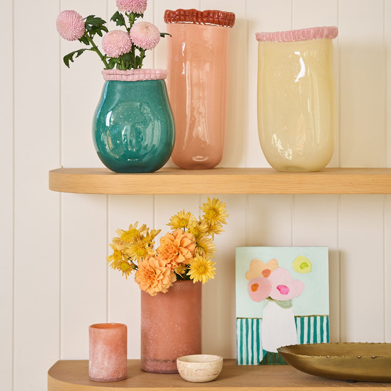 Tousle Picket Vase Citrus