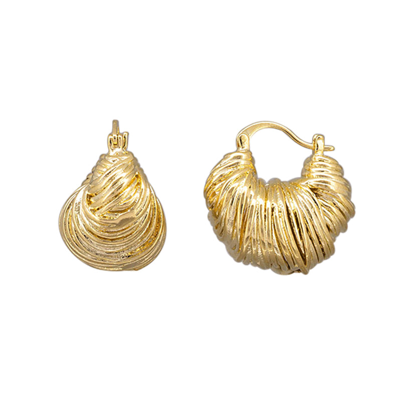 Emilia Hoop Earrings Gold