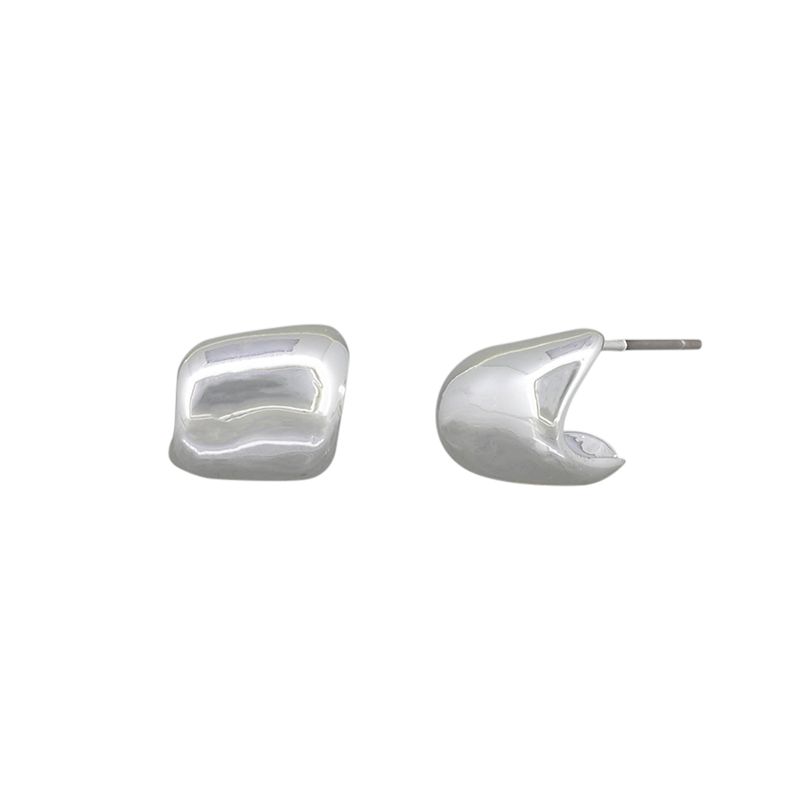 Tanya Silver Curl Earrings