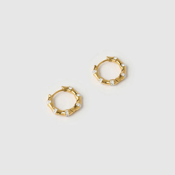 Electra Gold Huggie Earrings