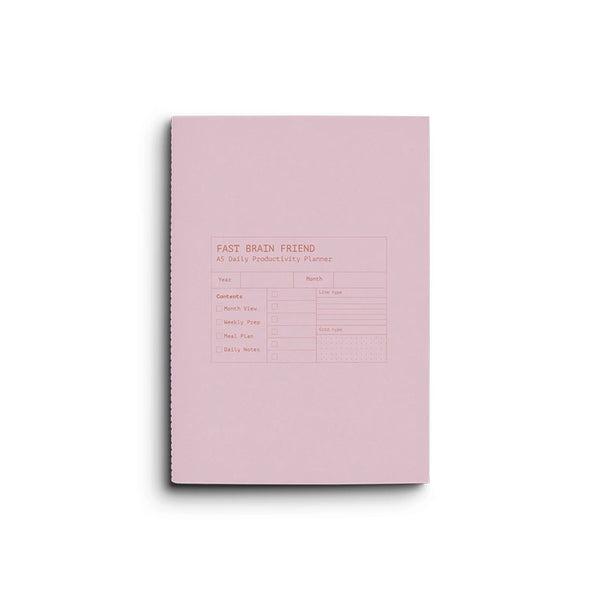 Fast Brain Daily Productivity Planner Musk