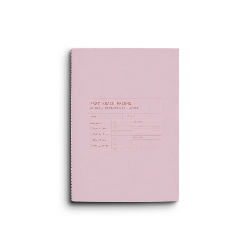 Fast Brain Daily Productivity Planner Musk
