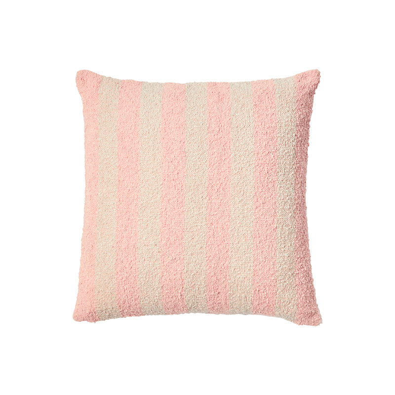 Boucle Stripe Soft Pink Cushion 60cm
