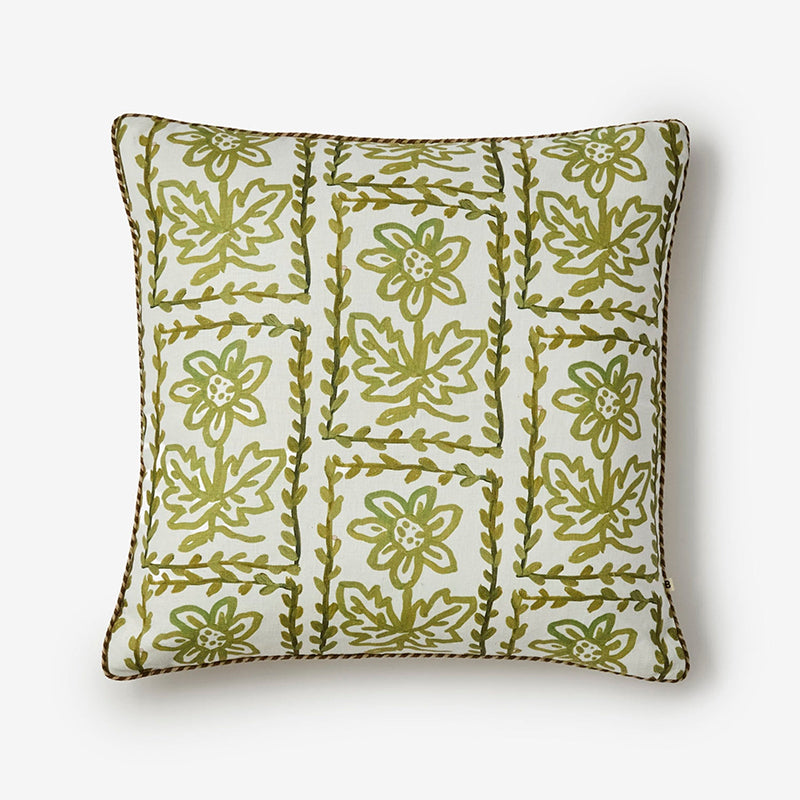 Daisy Olive Cushion 60x60cm