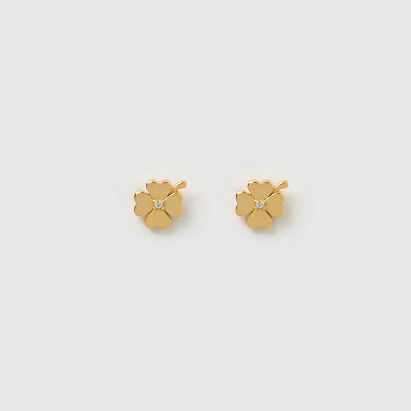 Four Leaf Clover Stud Earrings