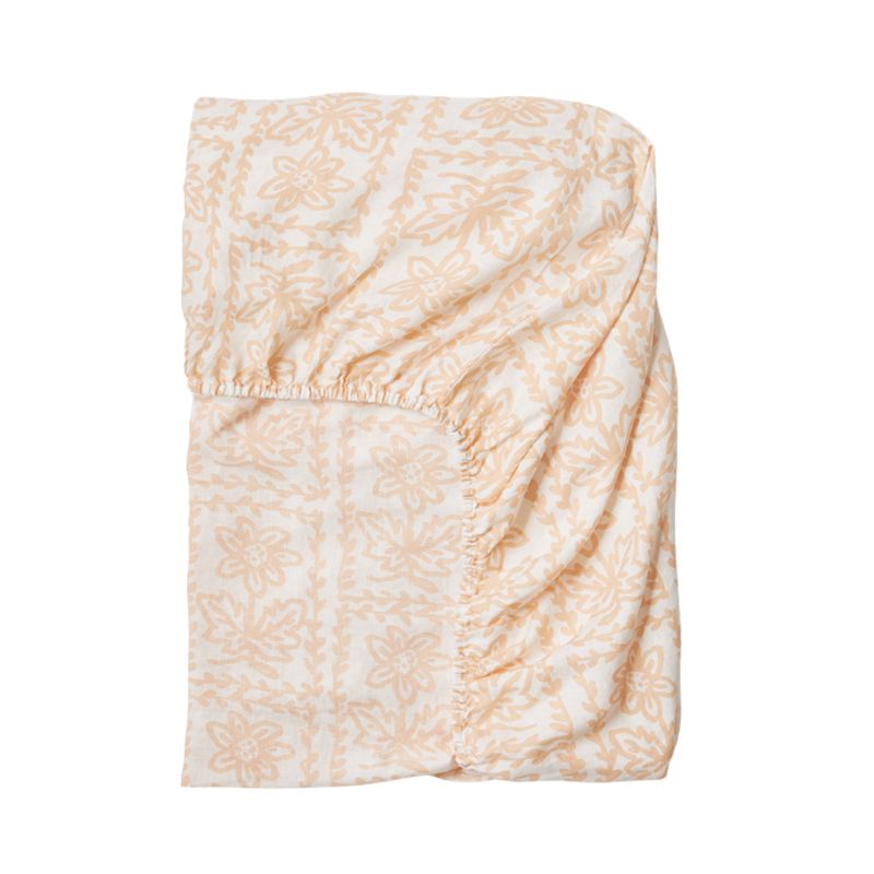Daisy Buff Fitted Sheet