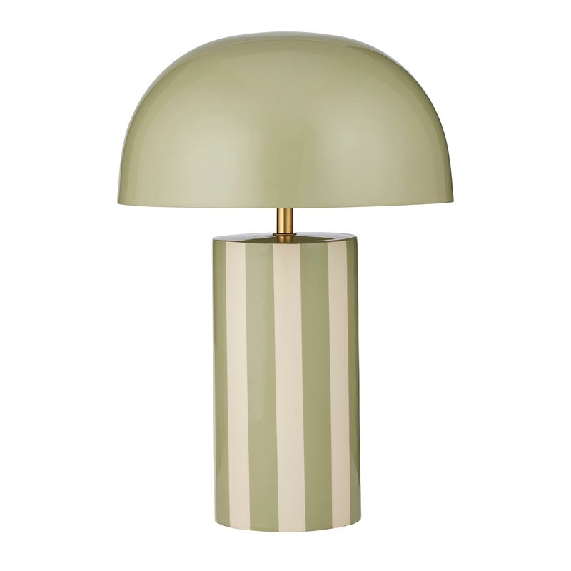 Raya Metal Lamp Sage/Ivory