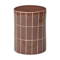 Boyd Ceramic Tile Stool Chocolate - PICK UP ONLY