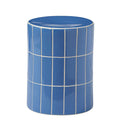 Boyd Ceramic Tile Stool Azure - PICK UP ONLY