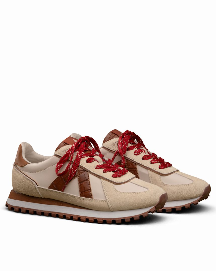 Gate Sneaker Sable/Brown/Lava