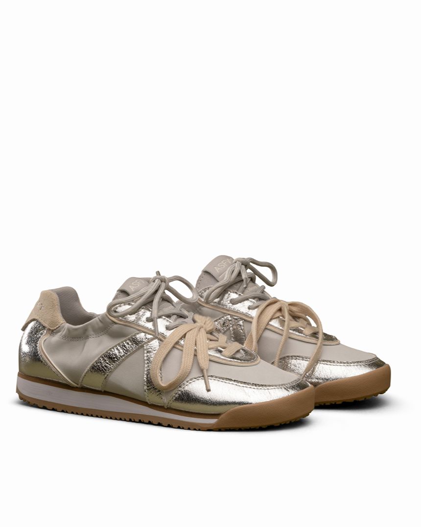 Grace Sneaker Silver Tan