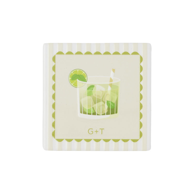 Aperitif Ceramic Coaster G+T