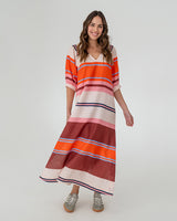 Geneva Dress Wide Stripe