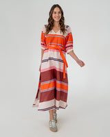 Geneva Dress Wide Stripe