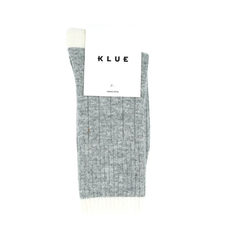 Merino Socks Grey & White