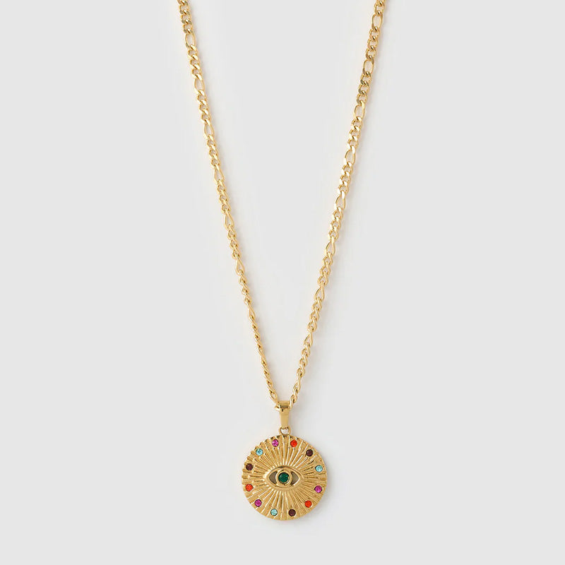 Halo Gold Necklace