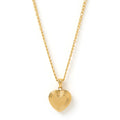 Heart Gold Locket Necklace