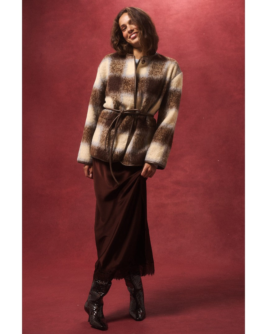 Luna Skirt Truffle Lace