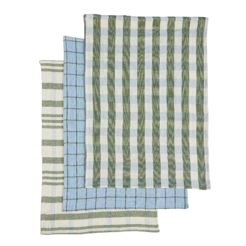 Kit Tea Towels Set of 3 Olive