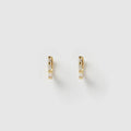 Holi Gold Huggie Earrings