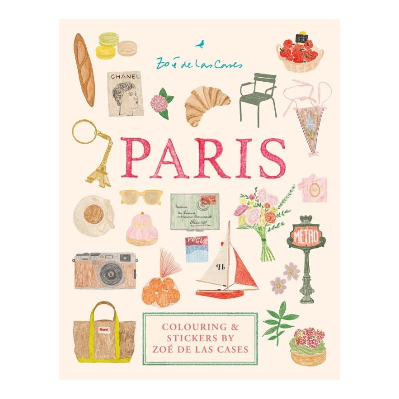 Paris Sticker & Colouring Book