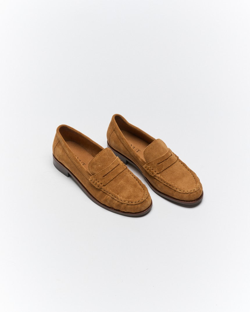 Hawk Leather Loafer Tan Suede