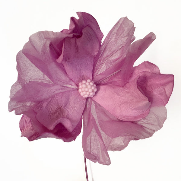 Small Moonshine Paper Flower Mauve
