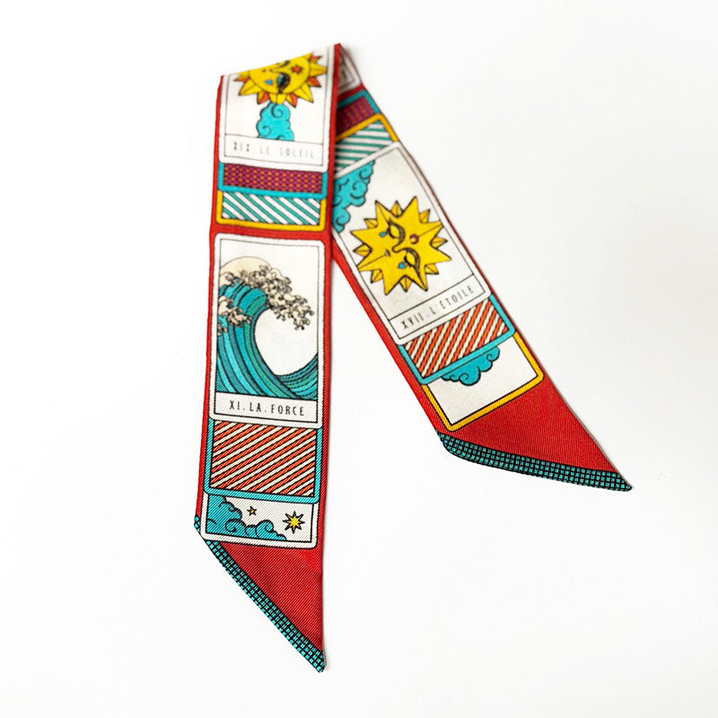 Silk Twill 4cm Tarot Red