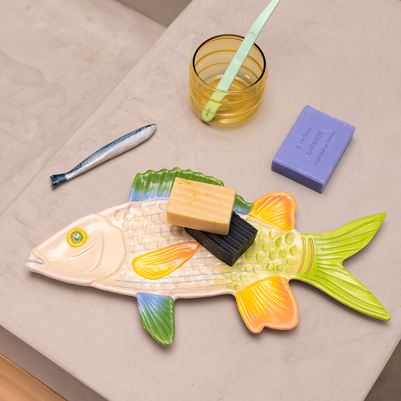 Trigger Fish Plate Green