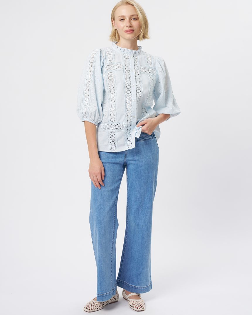 Isabella Shirt Powder Blue