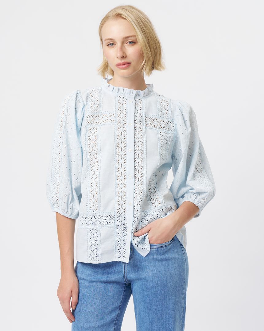 Isabella Shirt Powder Blue