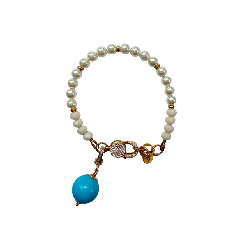 Charm Bead Aqua