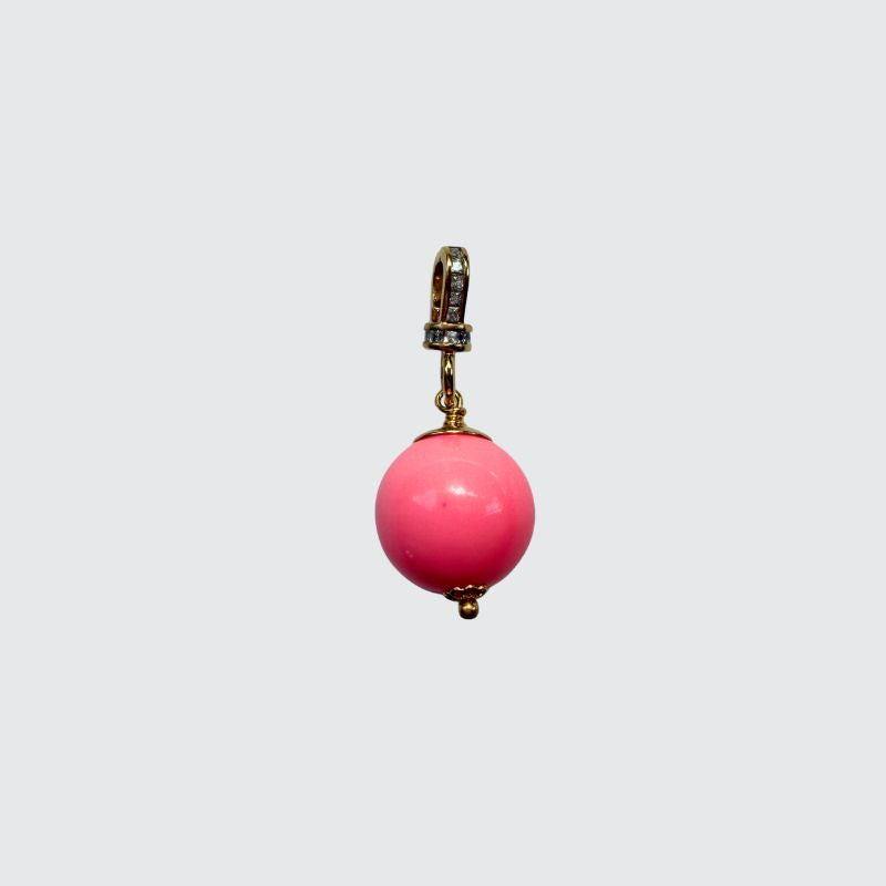 Charm Bead Pink