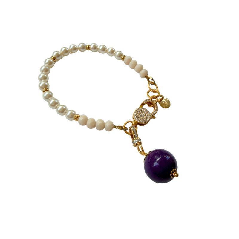 Charm Bead Purple
