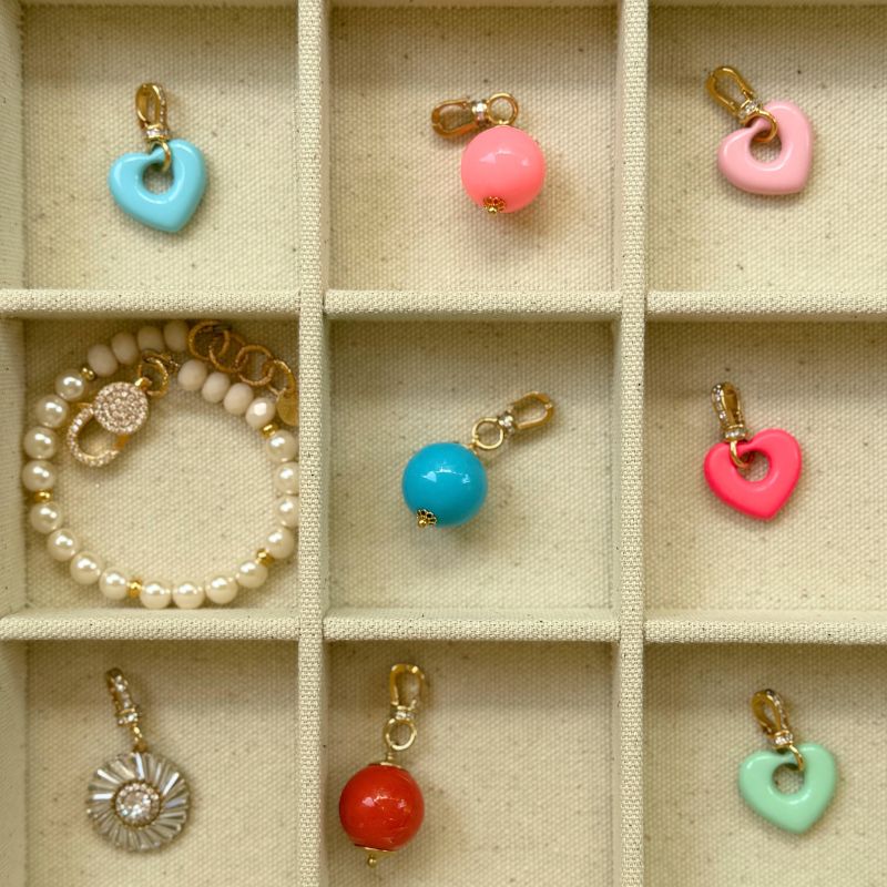 Charm Heart Blue